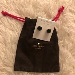 Kate Spade emerald green earrings